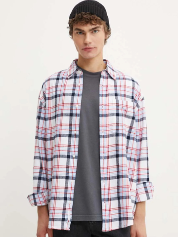 Tommy Jeans pánska kockovaná košeľa