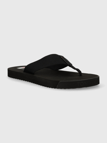 Tommy Jeans pánske čierné žabky