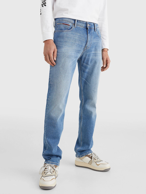 Tommy Jeans pánske modré džínsy