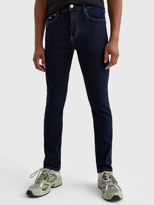 Tommy Jeans pánske tmavo modré džínsy