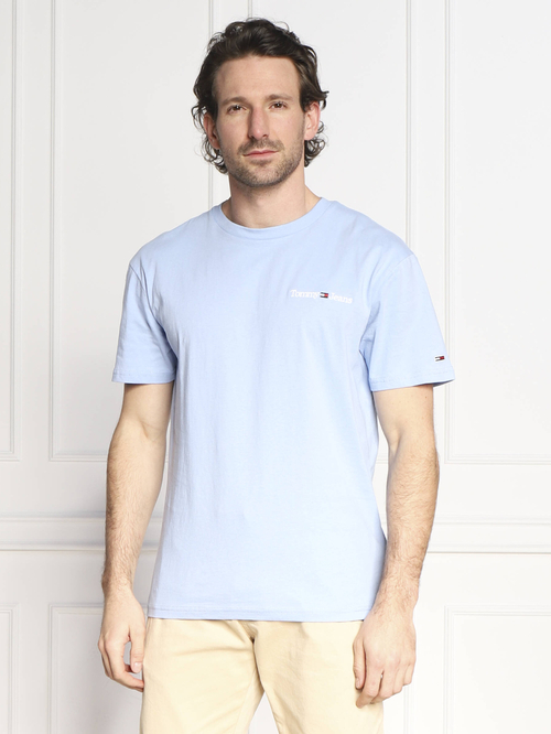 Tommy Jeans pánske modré tričko