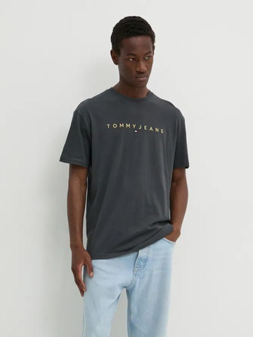 Tommy Jeans pánske šedé tričko