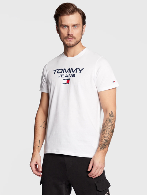 Tommy Jeans pánske biele tričko