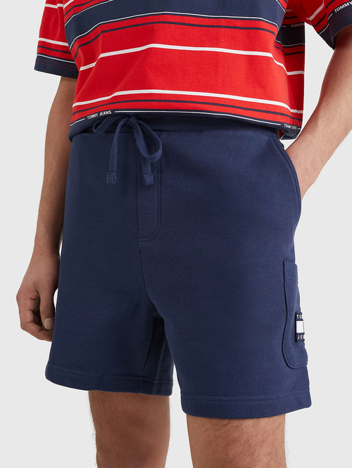 Tommy Jeans pánske tmavo modré šortky