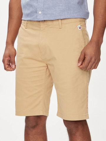 Tommy Jeans pánske béžové šortky