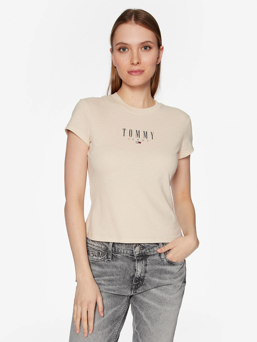 Tommy Jeans dámske béžové tričko
