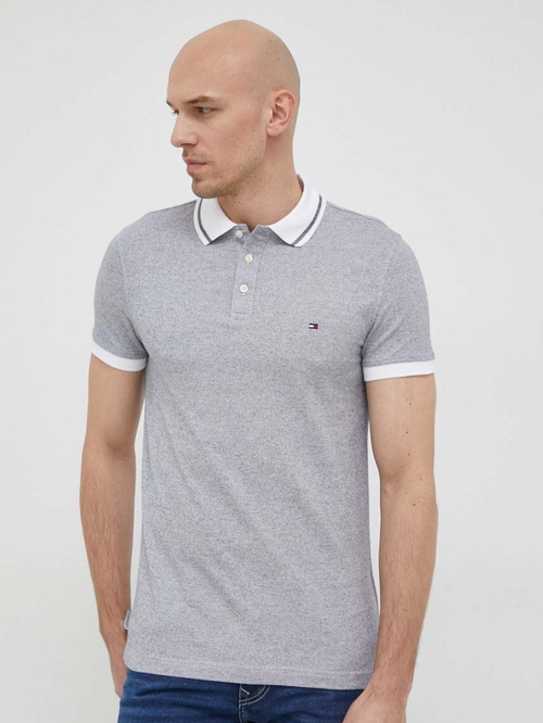 Tommy Hilfiger pánske modro-biele polo