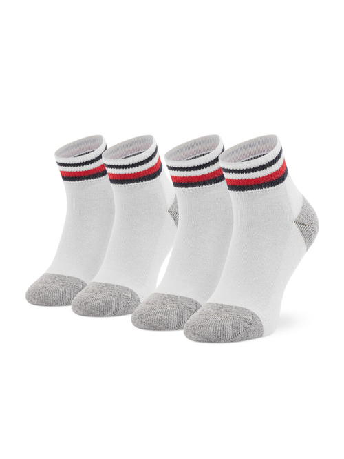 Tommy Hilfiger biele ponožky 2 pack
