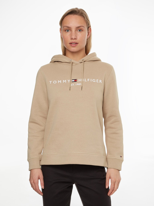 Tommy Hilfiger dámska béžová mikina Hoodie