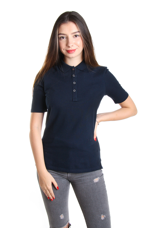 Tommy Hilfiger dámske tmavomodré polo Essential