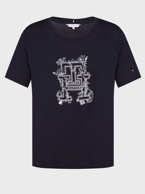Tommy Hilfiger dámske tmavomodré tričko