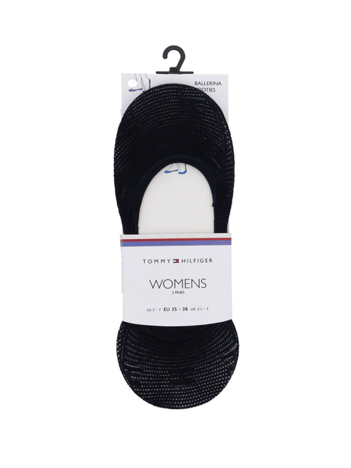 Tommy Hilfiger dámske tmavomodré ponožky 2 pack