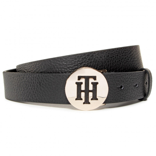 Tommy Hilfiger dámsky čierny opasok Round