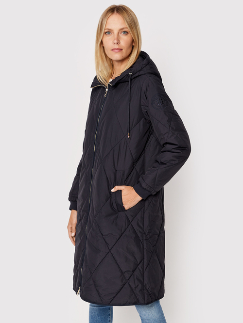 Tommy Hilfiger dámsky tmavomodrý kabát