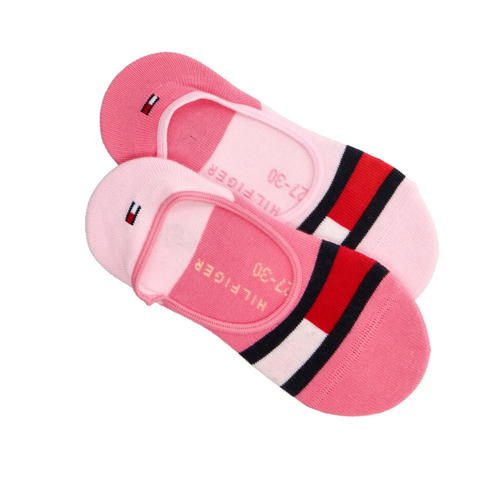 Tommy Hilfiger dievčenské ružové ponožky 2pack