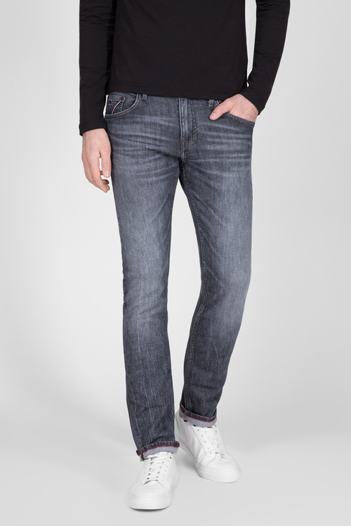 Tommy Hilfiger pánske šedé džínsy