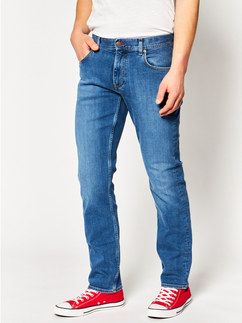 Tommy Hilfiger pánske modré džínsy Mercer