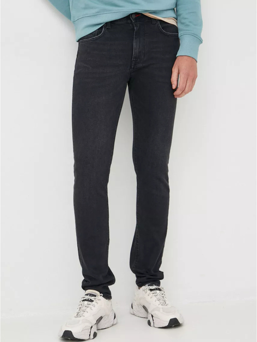 Tommy Hilfiger pánske čierne džínsy