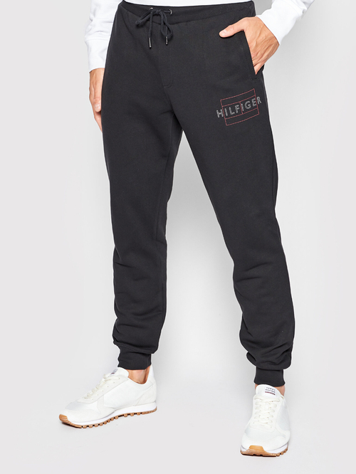 Tommy Hilfiger pánske čierne tepláky