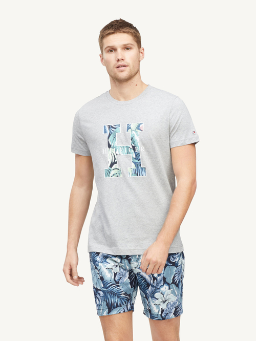 Tommy Hilfiger pánske šedé tričko