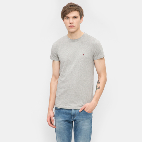 Tommy Hilfiger pánske šedé tričko Core