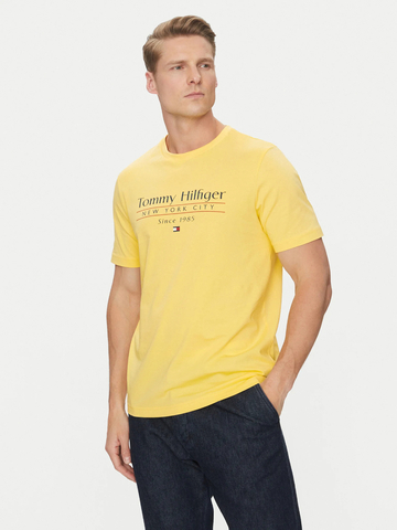 Tommy Hilfiger pánske žlté tričko