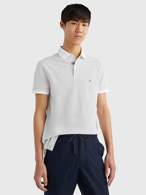 Tommy Hilfiger pánske biele polo Micro