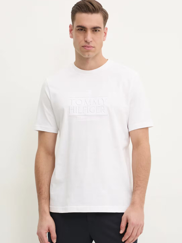 Tommy Hilfiger pánske biele tričko 