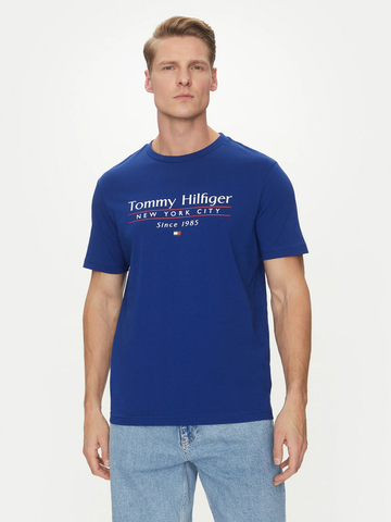 Tommy Hilfiger pánske modré tričko