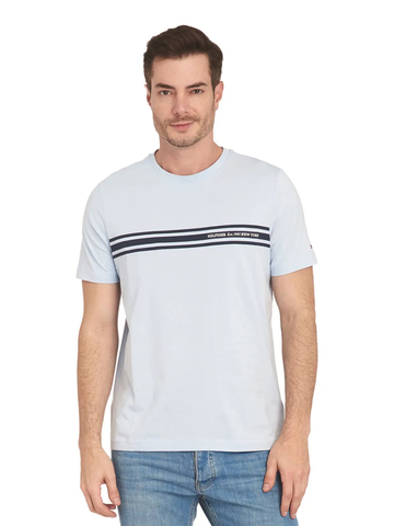 Tommy Hilfiger pánske svetlo modré tričko