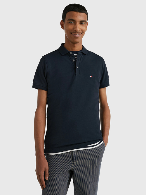 Tommy Hilfiger pánske tmavomodré polo
