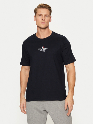 Tommy Hilfiger pánske tmavo modré tričko