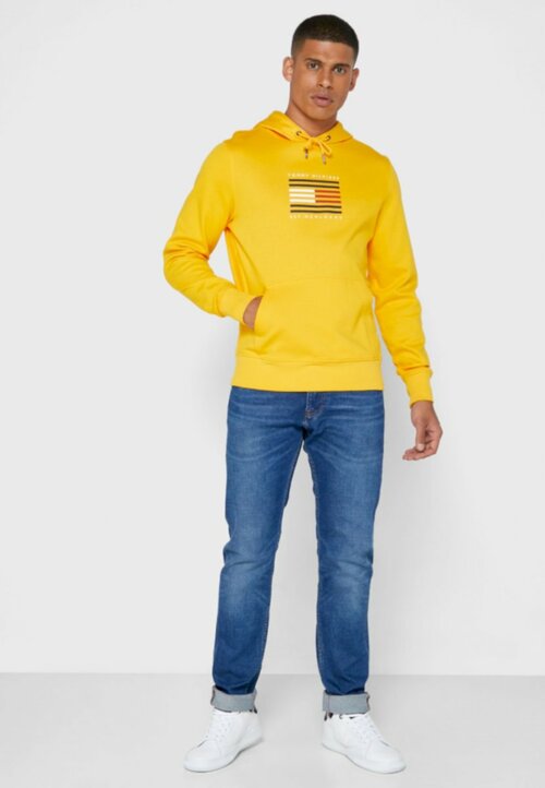 Tommy Hilfiger pánska žltá mikina