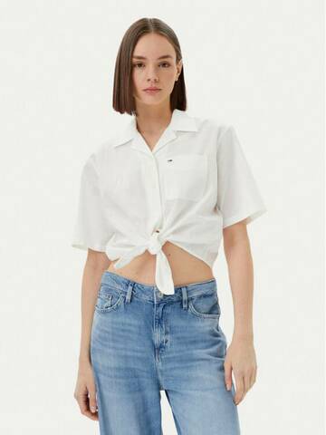 Tommy Jeans dámska biela košeľa