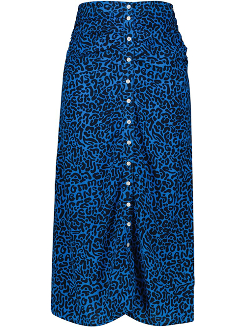 Tommy Jeans dámska modrá vzorovaná sukňa