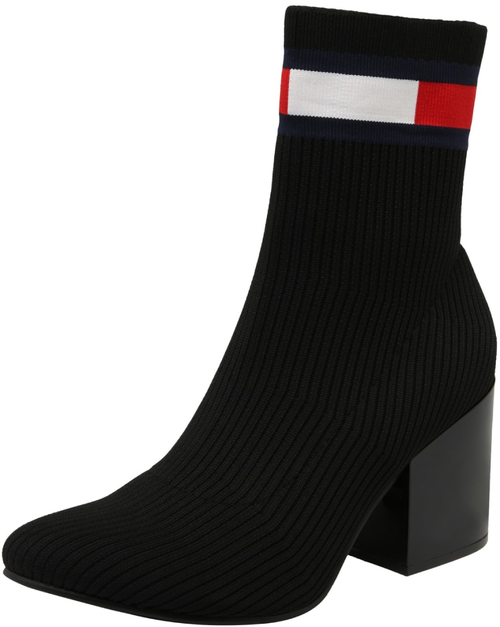Tommy Jeans dámske čierne poločižmy