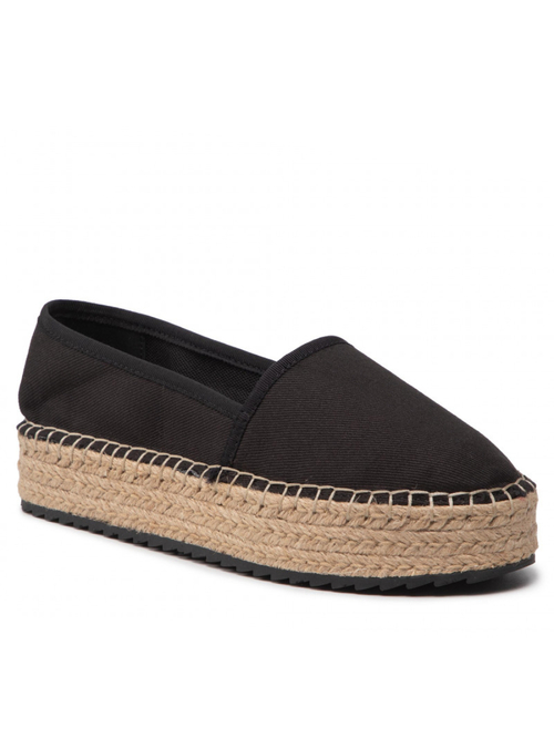 Tommy Jeans dámske čierne espadrilky