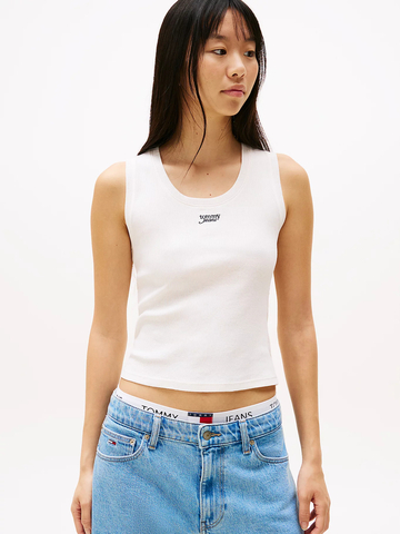 Tommy Jeans dámske biele tielko