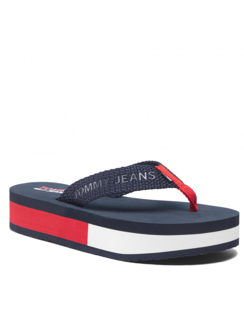 Tommy Jeans dámske tmavomodré žabky