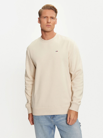 Tommy Jeans pánska béžová mikina