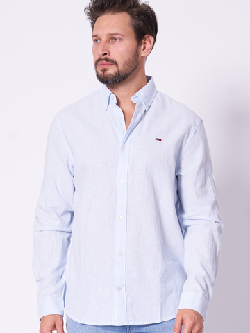 Tommy Jeans pánska svetlo modrá košeľa