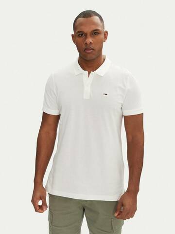Tommy Jeans pánske biele polo tričko