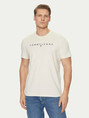 Tommy Jeans pánske krémové tričko