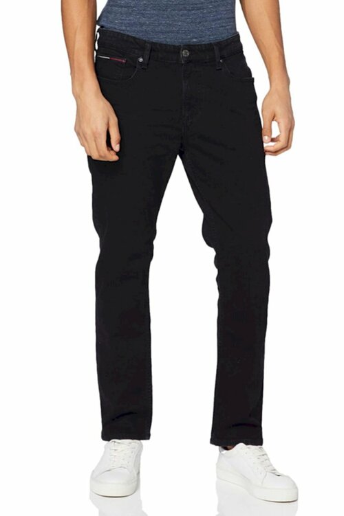 Tommy Jeans pánske čierne džínsy