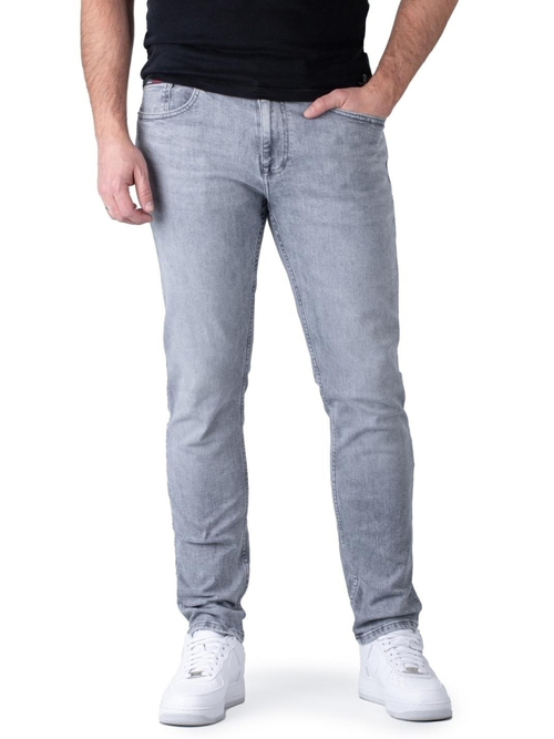 Tommy Jeans pánske šedé džínsy