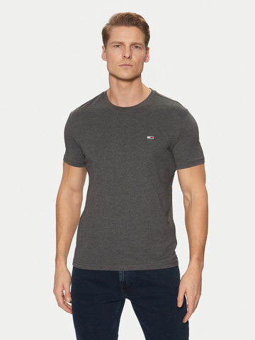 Tommy Jeans pánske šedé tričko