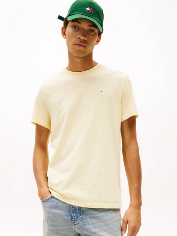 Tommy Jeans pánske žlté tričko