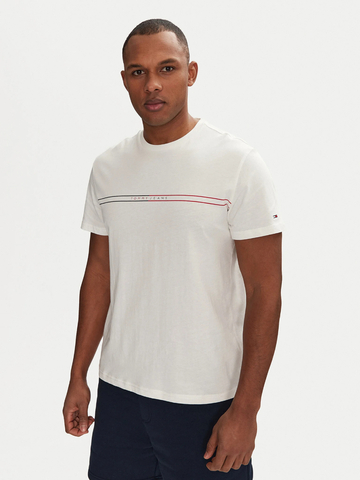 Tommy Jeans pánske biele tričko