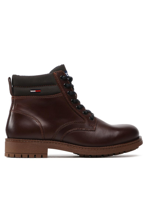 Tommy Jeans pánske hnedé topánky