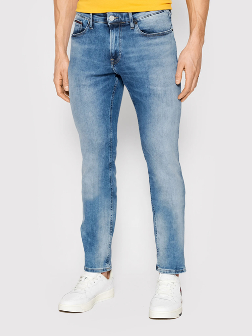 Tommy Jeans pánske svetlo modré džínsy SCANTON